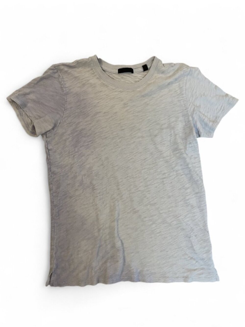 ATM Women’s T-Shirt Cotton Made In Peru Ombre Light Blue Quiet Luxury Tshirt, S